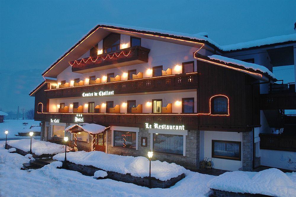 Hotel Comtes De Challant Albergo Etico Valle D'Aosta フェーニス エクステリア 写真