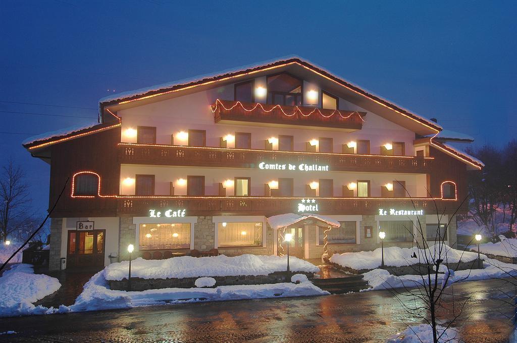 Hotel Comtes De Challant Albergo Etico Valle D'Aosta フェーニス エクステリア 写真